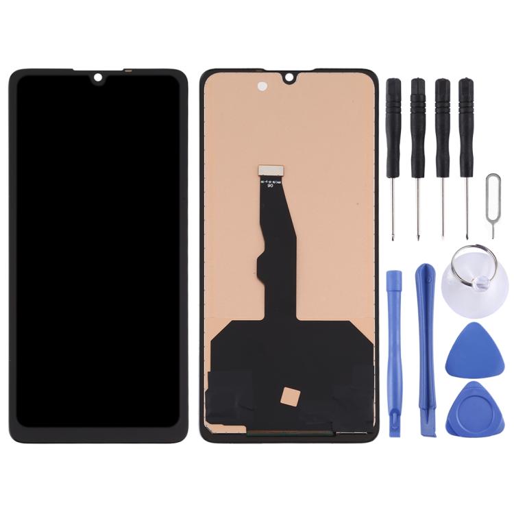 Écran LCD matériel TFT et numériseur complet (ne prenant pas en charge l'identification par empreinte digitale) pour Huawei P30