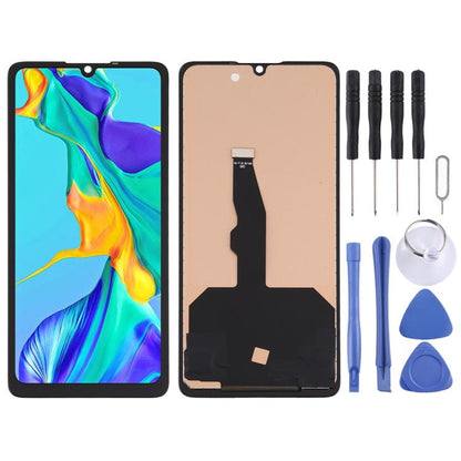 Écran LCD matériel TFT et numériseur complet (ne prenant pas en charge l'identification par empreinte digitale) pour Huawei P30
