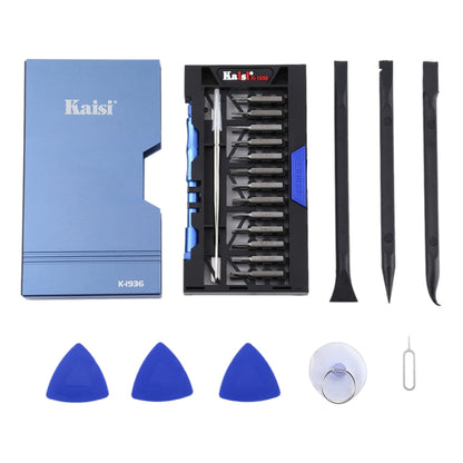 Kaisi K-1936 Jeu de tournevis de précision 36 en 1 Kit d'outils de réparation électronique