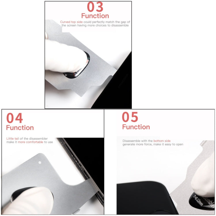QIANLI – carte de démontage d'écran Ultra mince 3D, 10 pièces