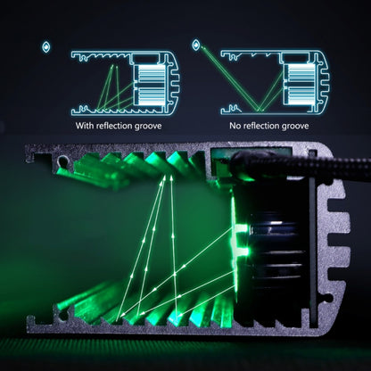 QIANLI iSee 2 écran LCD réparation vérification de la poussière lampe de détection de rayures d'empreintes digitales Source de lumière verte protéger les yeux