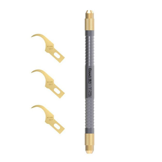 QIANLI 007 couteau multifonctionnel pour dissolvant de colle CPU IC lame fine carte mère puce BGA couteau de nettoyage de colle