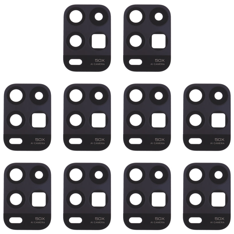 Objectif de caméra arrière 10 PCS pour Xiaomi Mi 10 Youth 5G