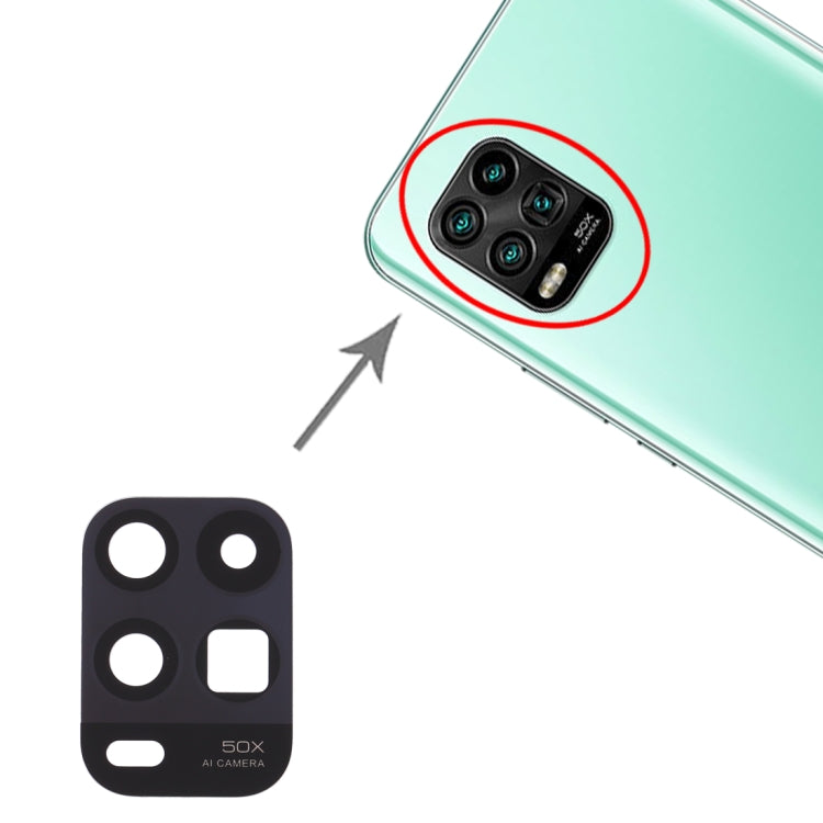 Objectif de caméra arrière 10 PCS pour Xiaomi Mi 10 Youth 5G