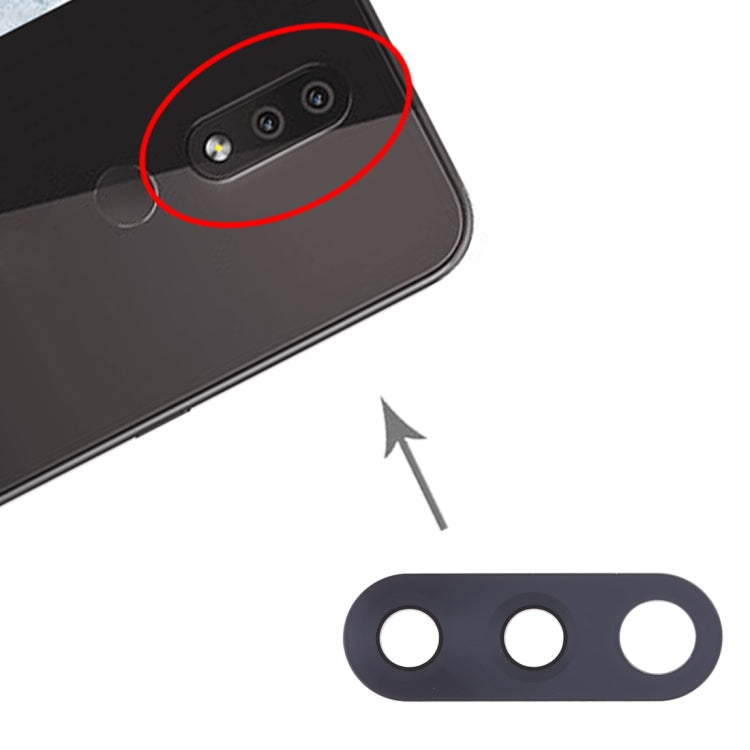 Objectif de caméra arrière 10 pièces pour Nokia 4.2 / TA-1184 / TA-1133 / TA-1149 / TA-1150 / TA-1157