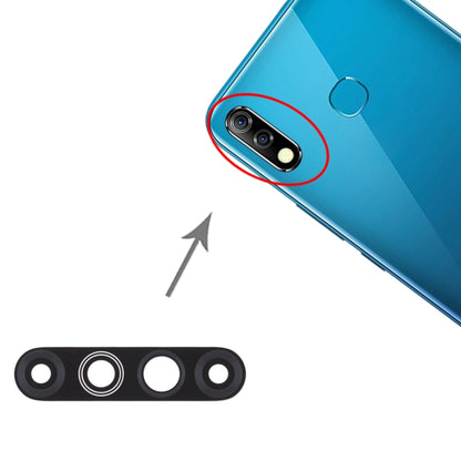 Objectif de caméra arrière pour Infinix Hot 8 / X650C / X650B / X650 / X650D, 10 pièces