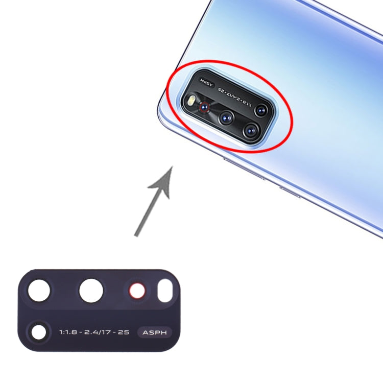 Objectif de caméra arrière pour Vivo V19, 10 pièces