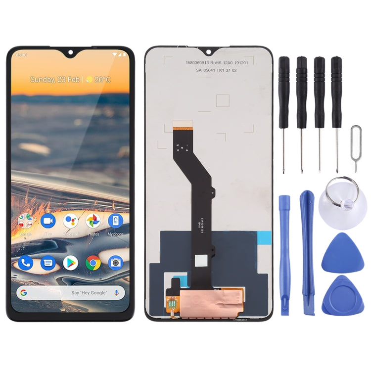 Ensemble complet d'écran LCD et de numériseur pour Nokia 5.3 TA-1227 / TA-1229 / TA-1223 / TA-12234