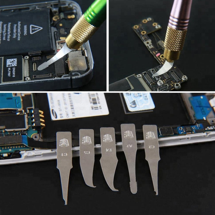 BEST-69A 27 pièces/ensemble couteau de coupe outils de réparation CPU