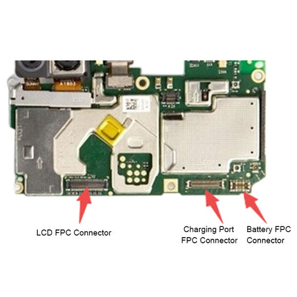 Connecteur FPC d'écran tactile d'affichage à cristaux liquides de carte mère de 10 pièces pour Huawei P Smart/profite de 7S