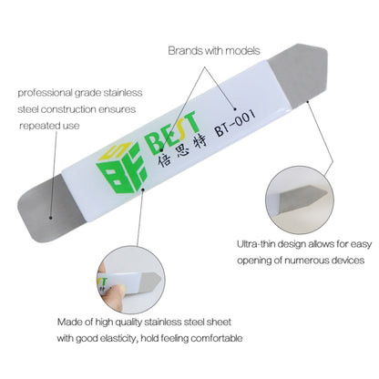 2 pièces BEST BST-001 lame en acier inoxydable, Spudger à levier doux et fin