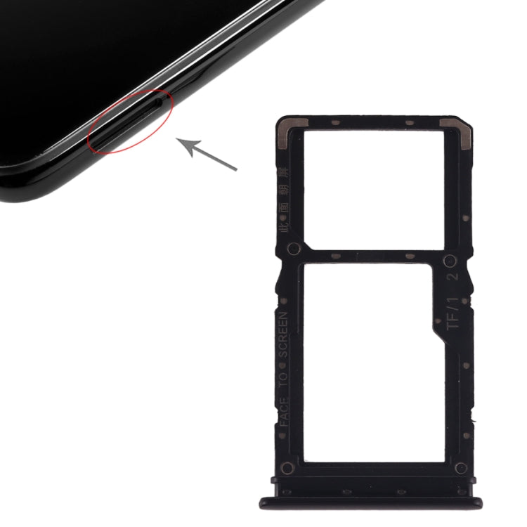 Plateau pour carte SIM + plateau pour carte SIM / plateau pour carte Micro SD pour Xiaomi Redmi Note 7 / Redmi Note 7 Pro