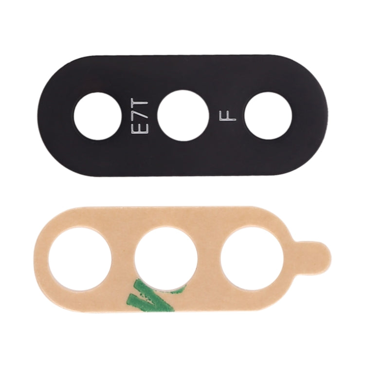 10 PCS Cache-objectif de caméra arrière et adhésif pour Xiaomi Redmi Note 6 Pro