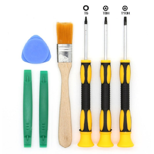Kit d'outils d'ouverture 7 en 1, démontage et réparation avec tournevis T6/T8/T10 pour Nintendo Switch/Console de jeu XBOX360