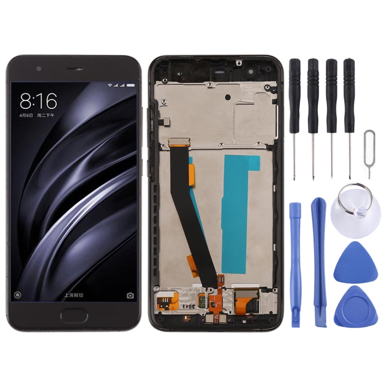 Écran LCD et numériseur complet avec cadre pour Xiaomi Mi 6