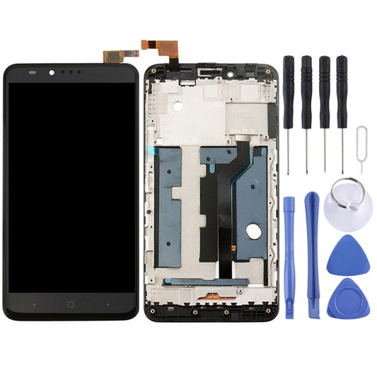 Pour écran LCD ZTE ZMax Pro / Z981 et numériseur assemblage complet avec cadre