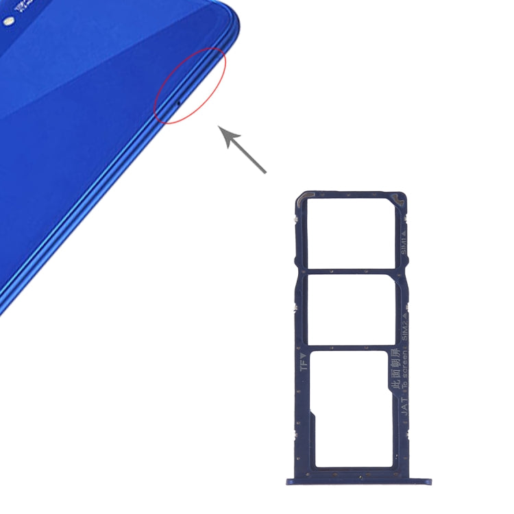 Tiroir Carte SIM + Tiroir Carte SIM + Carte Micro SD pour Huawei Honor Play 8A, For Huawei Honor Play 8A, For Huawei Play 8A