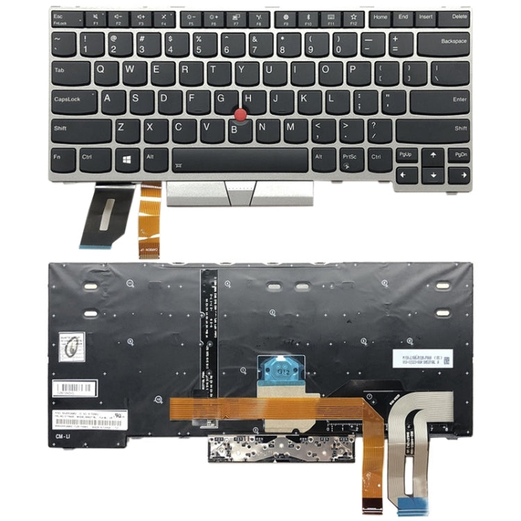Clavier rétroéclairé américain pour Lenovo ThinkPad E480 L480 L380 Yoga T480s