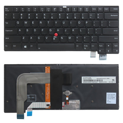 Clavier américain avec rétroéclairage pour Lenovo Thinkpad T460S T470S