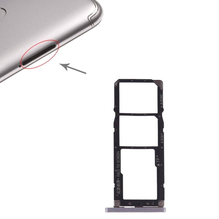 Tiroir Carte SIM + Tiroir Carte SIM + Carte Micro SD pour Xiaomi Redmi S2