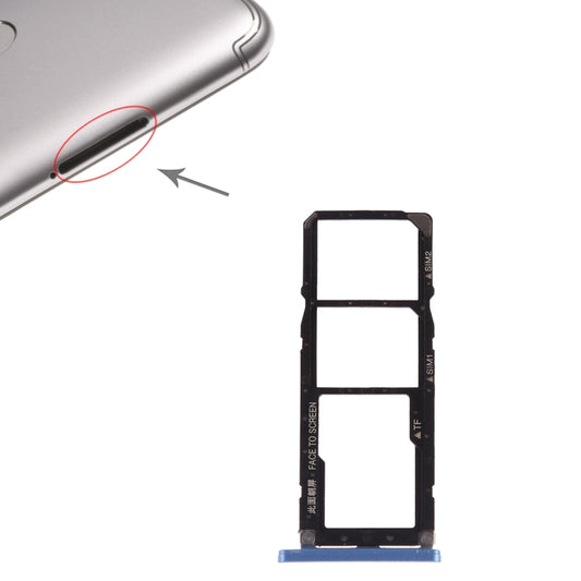 Tiroir Carte SIM + Tiroir Carte SIM + Carte Micro SD pour Xiaomi Redmi S2