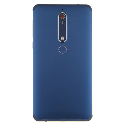 Couvercle arrière de la batterie avec objectif d'appareil photo, touches latérales et capteur d'empreintes digitales pour Nokia 6.1/6 (2018)/6 (2e génération), For Nokia 6 (2nd Gen)