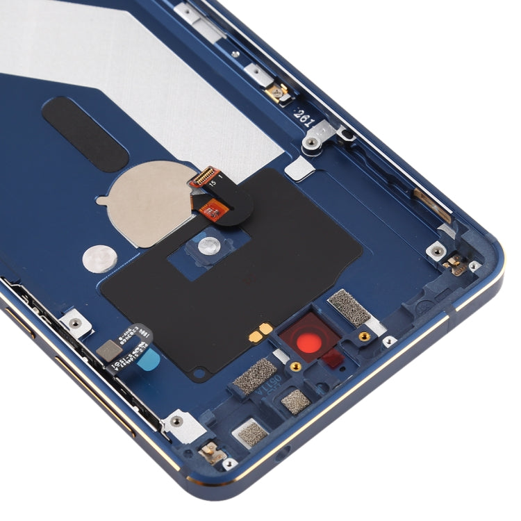 Couvercle arrière de la batterie avec objectif d'appareil photo, touches latérales et capteur d'empreintes digitales pour Nokia 6.1/6 (2018)/6 (2e génération), For Nokia 6 (2nd Gen)