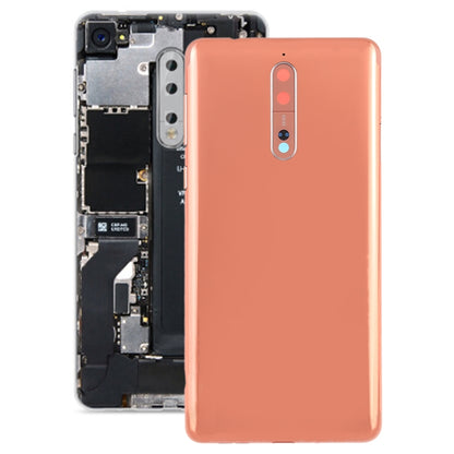 Cache arrière de la batterie avec objectif d'appareil photo et touches latérales pour Nokia 8