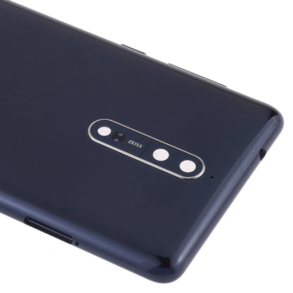 Cache arrière de la batterie avec objectif d'appareil photo et touches latérales pour Nokia 8
