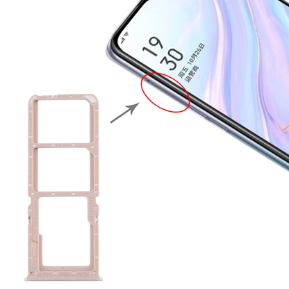 Pour OPPO A11 Plateau de carte SIM + Plateau de carte SIM + Plateau de carte Micro SD