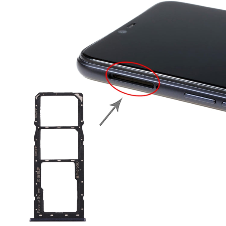 Pour Realme 2 Plateau de carte SIM + Plateau de carte SIM + Plateau de carte Micro SD, For OPPO  Realme 2, For OPPO Realme 2, For Realme 2