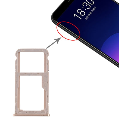 Pour Meizu M6T plateau de carte SIM + plateau de carte SIM/Micro SD