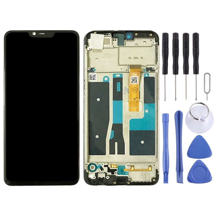Écran LCD et numériseur complet avec cadre pour OPPO A5 / A3s (version haute)