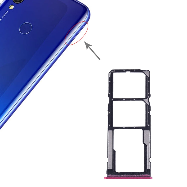 Tiroir Carte SIM + Tiroir Carte SIM + Carte Micro SD pour Xiaomi Redmi 7