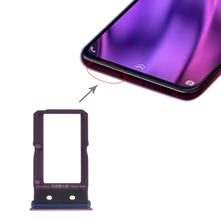 Pour Vivo NEX plateau de carte SIM double affichage + plateau de carte SIM