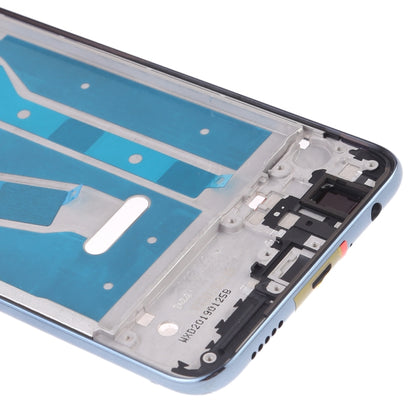 Plaque de lunette de cadre LCD de boîtier avant avec touches latérales pour Huawei Y9 (2019)