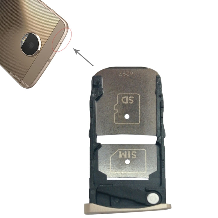 Tiroir Carte SIM + Tiroir Carte Micro SD pour Motorola Moto Z