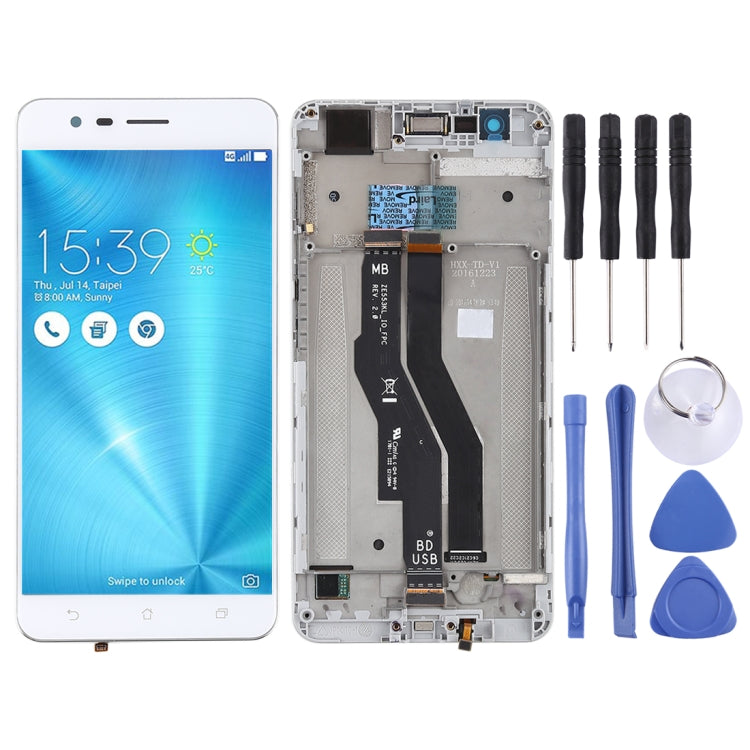Écran LCD et numériseur complet avec cadre pour Asus Zenfone 3 Zoom ZE553KL, For Asus Zenfone 3 Zoom / ZE553KL, For Asus ZE553KL