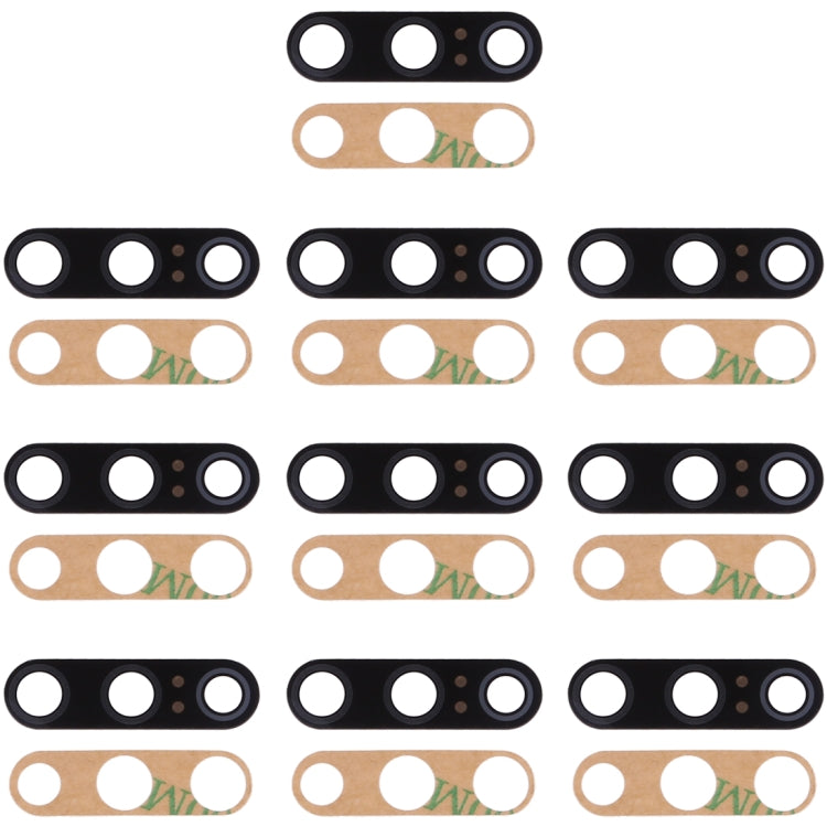 Objectif de caméra arrière et adhésif 10 PCS pour Xiaomi Mi 9 SE