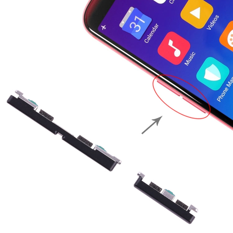 Pour les touches latérales OPPO R11s