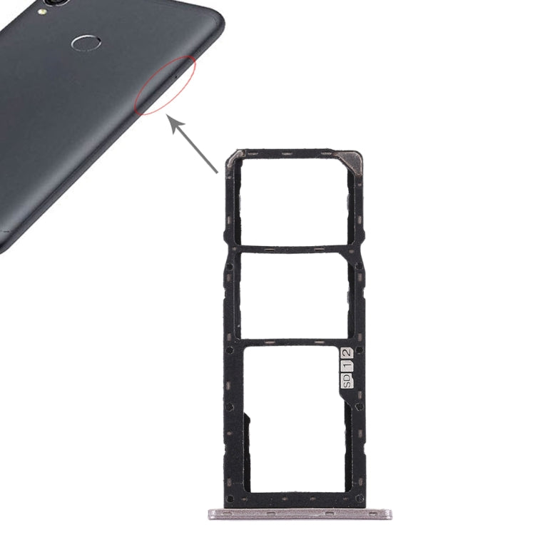 Plateau pour carte SIM + plateau pour carte SIM + plateau pour carte Micro SD pour Asus Zenfone Max Pro (M1) ZB601KL ZB602KL