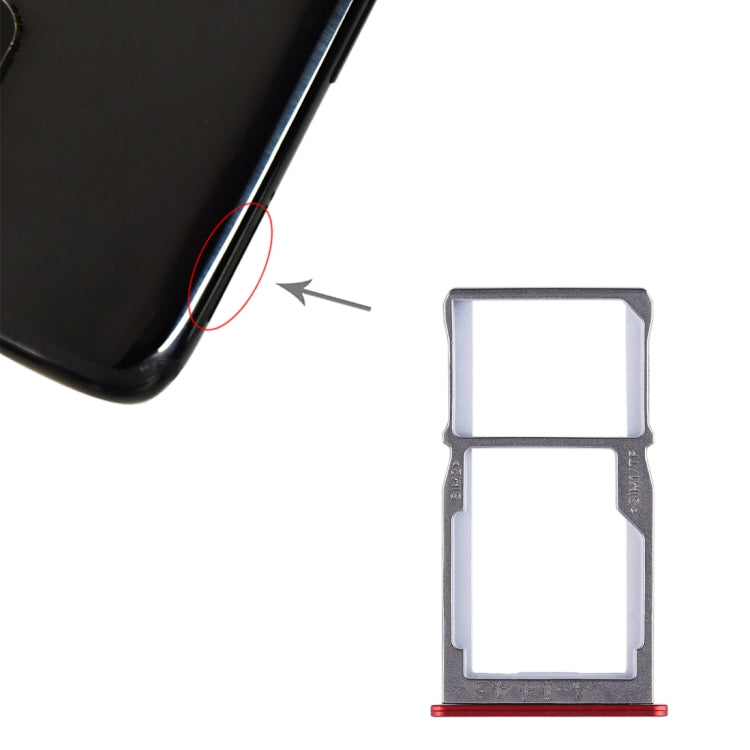 Pour Meizu 15 plateau de carte SIM + plateau de carte SIM/plateau de carte Micro SD