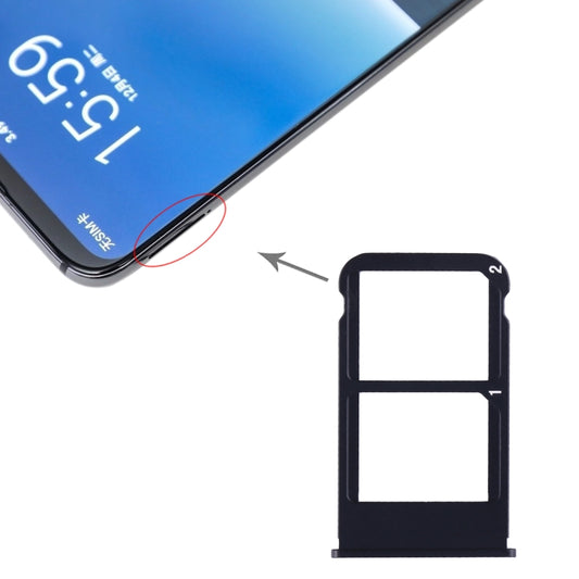 Pour Meizu 16 Plus Plateau de carte SIM + Plateau de carte SIM