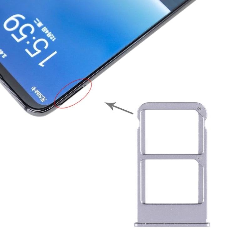 Pour Meizu 16 Plus Plateau de carte SIM + Plateau de carte SIM