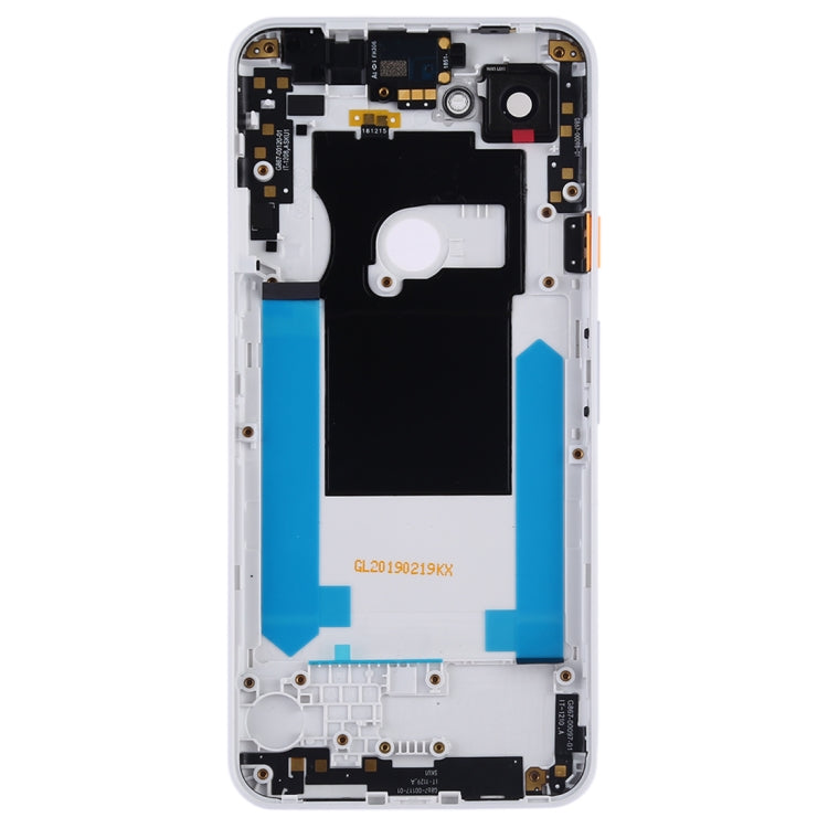 Cache arrière de la batterie avec objectif d'appareil photo et touches latérales pour Google Pixel 3a
