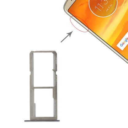 Tiroir Carte SIM + Tiroir Carte SIM + Tiroir Carte Micro SD pour Motorola Moto E5 Plus