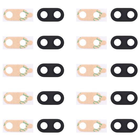 Pour Galaxy C8 / C710 10 pièces couvercle d'objectif de caméra arrière avec autocollant
