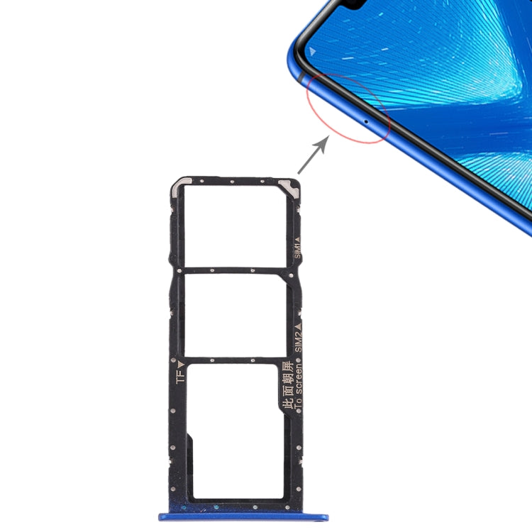 Tiroir Carte SIM + Tiroir Carte Micro SD pour Huawei Honor 8X, For Huawei Honor 8X