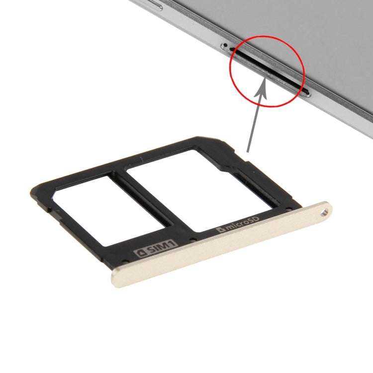 Pour Galaxy A9(2016) / A9000 Plateau de carte SIM et plateau de carte Micro SD