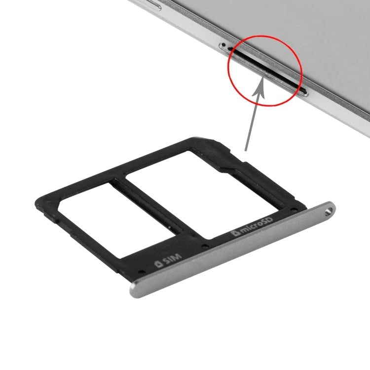 Pour Galaxy A9(2016) / A9000 Plateau de carte SIM et plateau de carte Micro SD